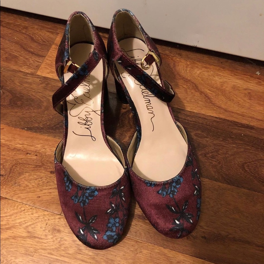 Libby Edelman Floral Heels